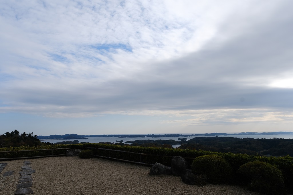 大仰寺から見た富山麗観の風景写真