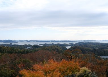 大仰寺から見た富山麗観の風景写真