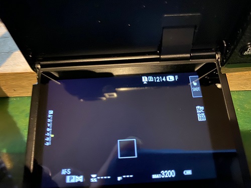 x-pro3充電電池残量表示の写真