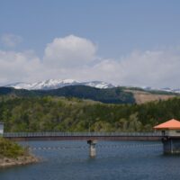 荒砥沢ダムの5月の風景写真