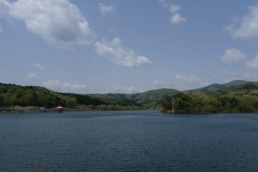 荒砥沢ダムの5月の風景写真